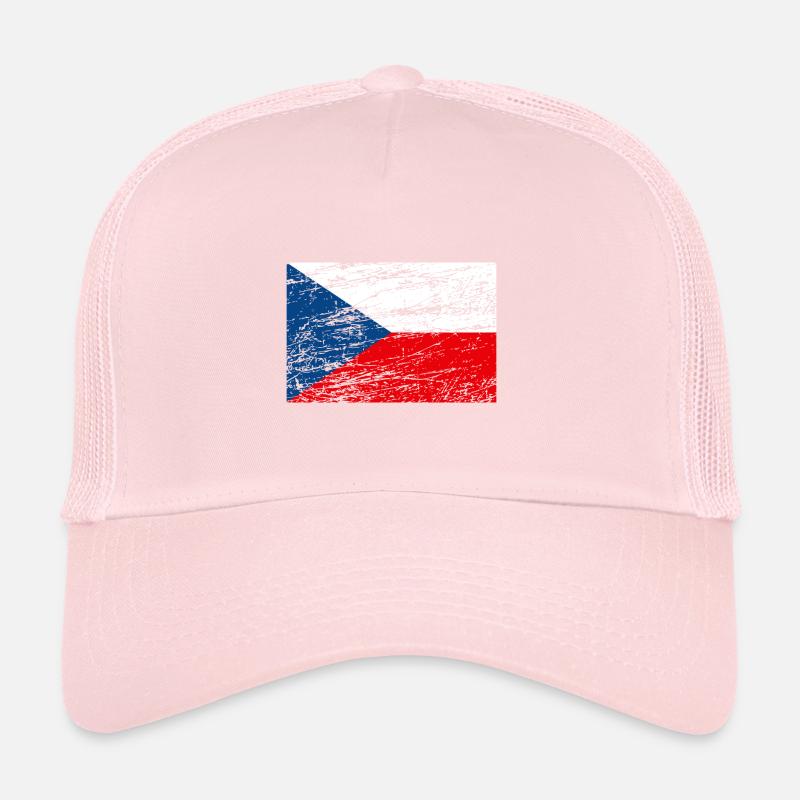 Czech Republic Flag Trucker Cap