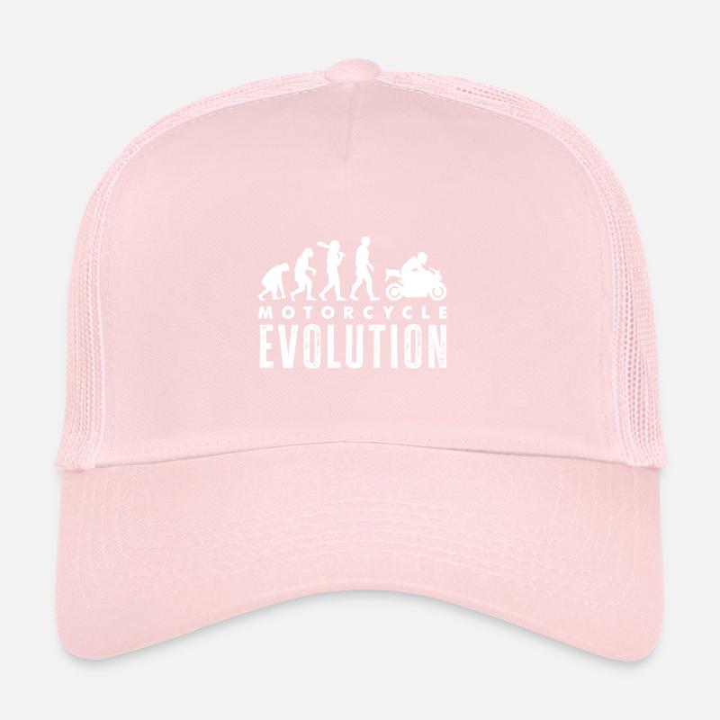 Moto Evolution Vintage Motard Moto Casquette trucker 