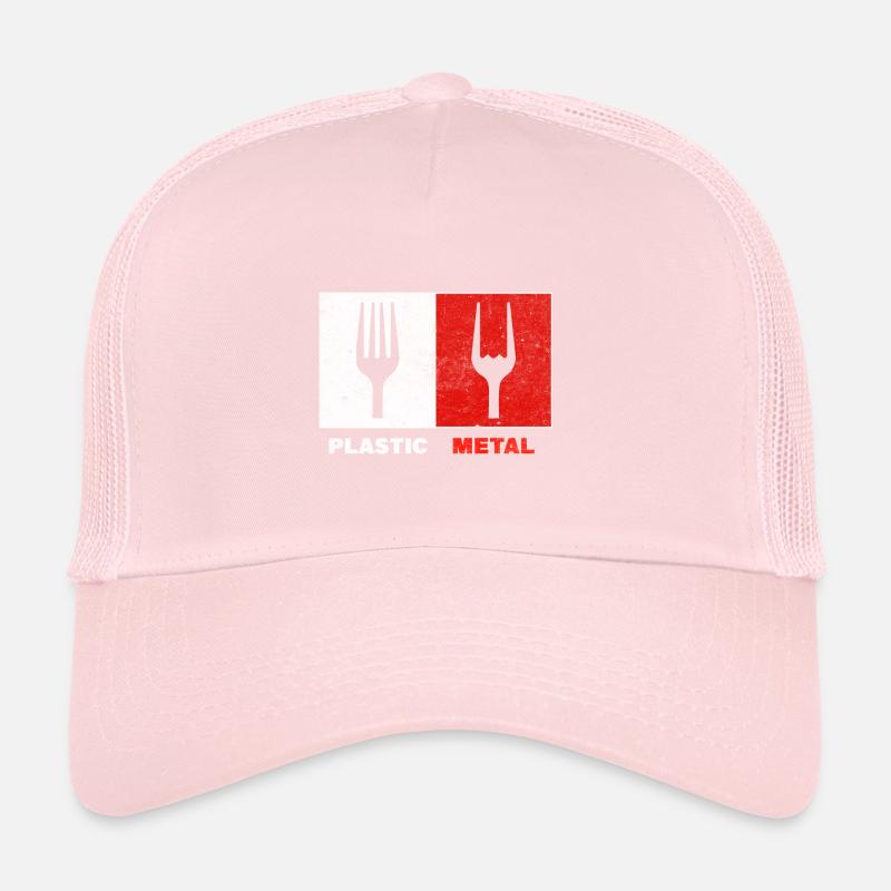 Fork Plastic Metal Music Trucker Cap
