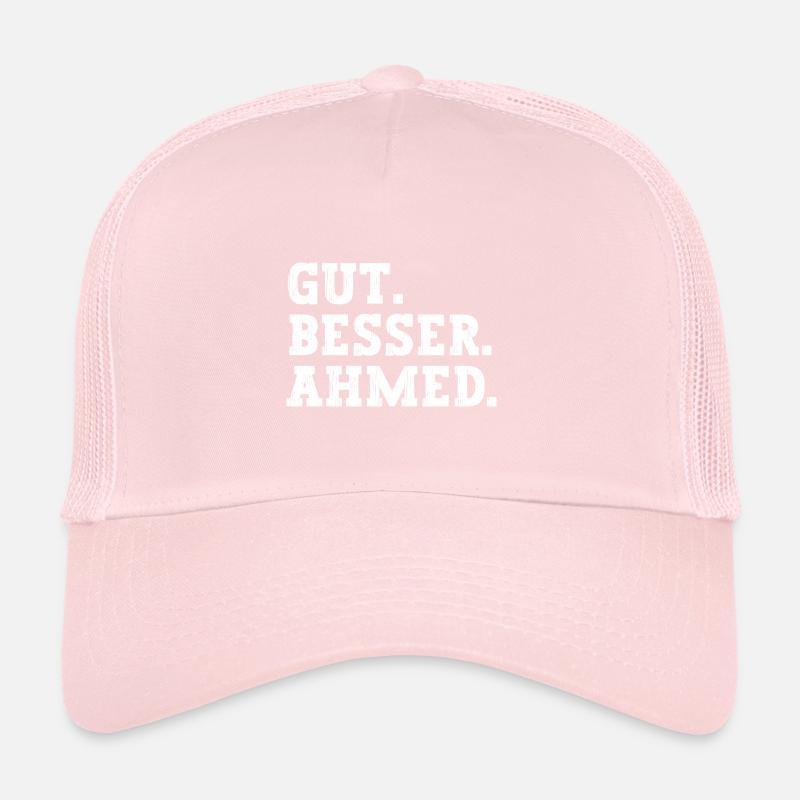 Gut Besser Ahmed Lustiger Spruch Name Ahmed Trucker Cap