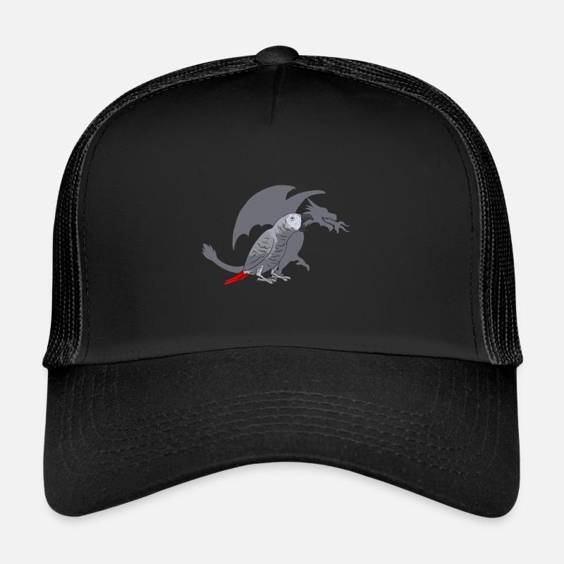 Graupapagei Perroquet gris d’Afrique Papagei Casquette trucker 