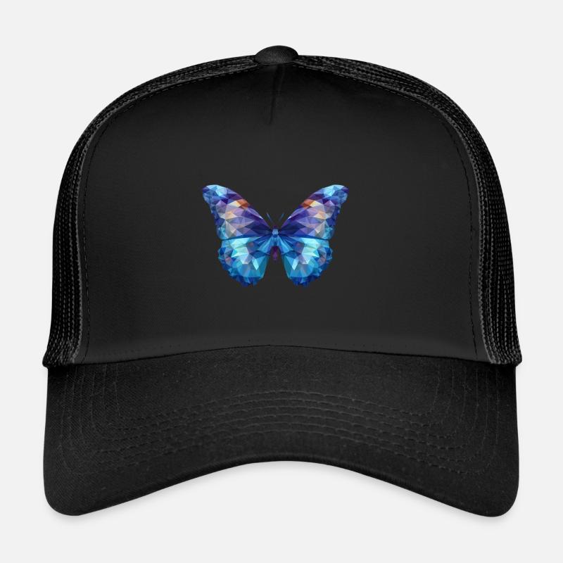 Blauer Morpho-Schmetterling Trucker Cap