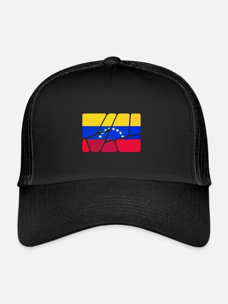 Venezuela Venezuela - Trucker Cap - black/black - Front