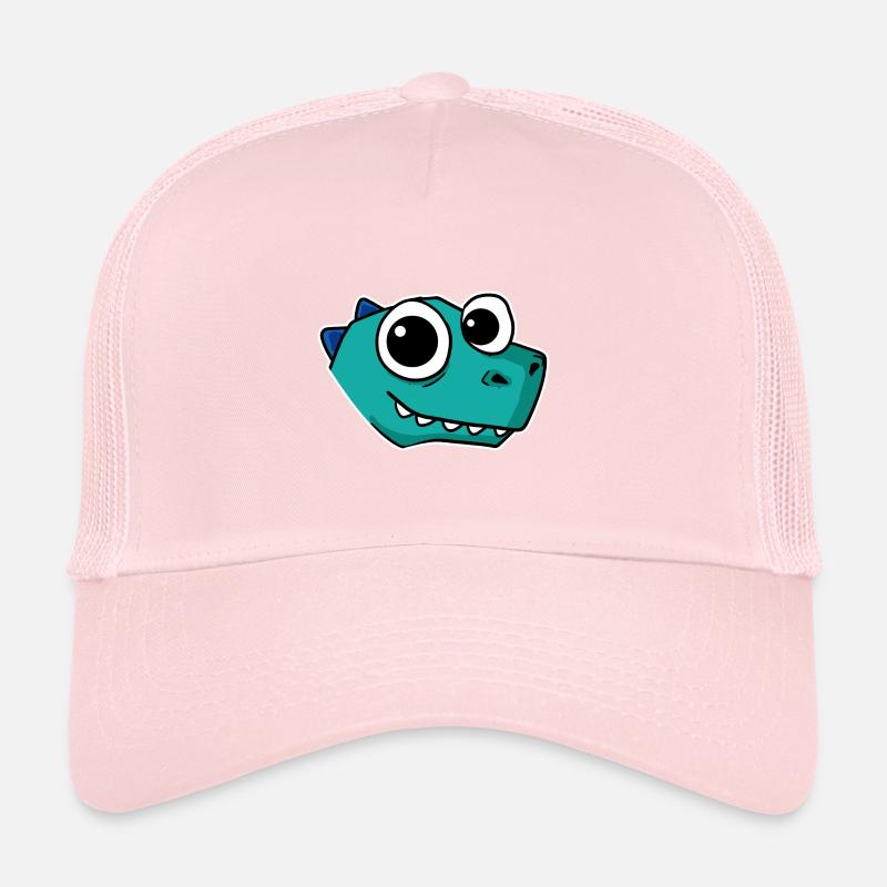 Dino Dinosaur Head Trucker Cap