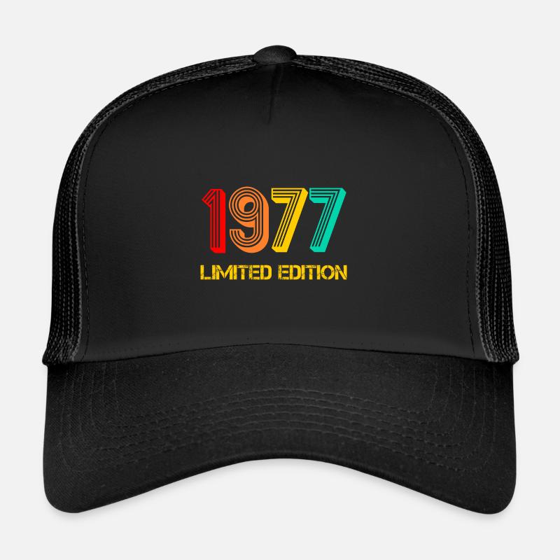 Born 1977 Born 1977 Gift Birthday Trucker Cap
