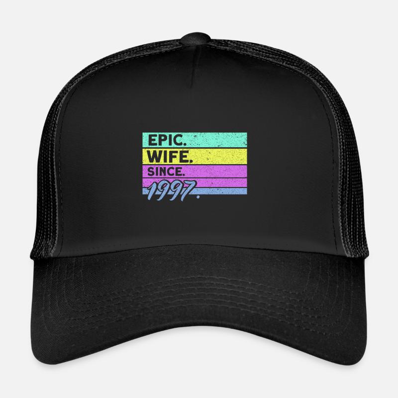 25. Hochzeitstag Paardesign 25 Jahre Ehe Trucker Cap