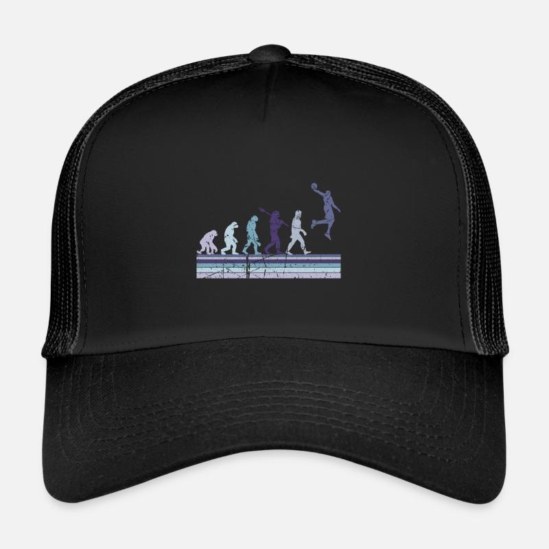 Basketball Sports Evolution for BBall Lovers Dunk Trucker Cap