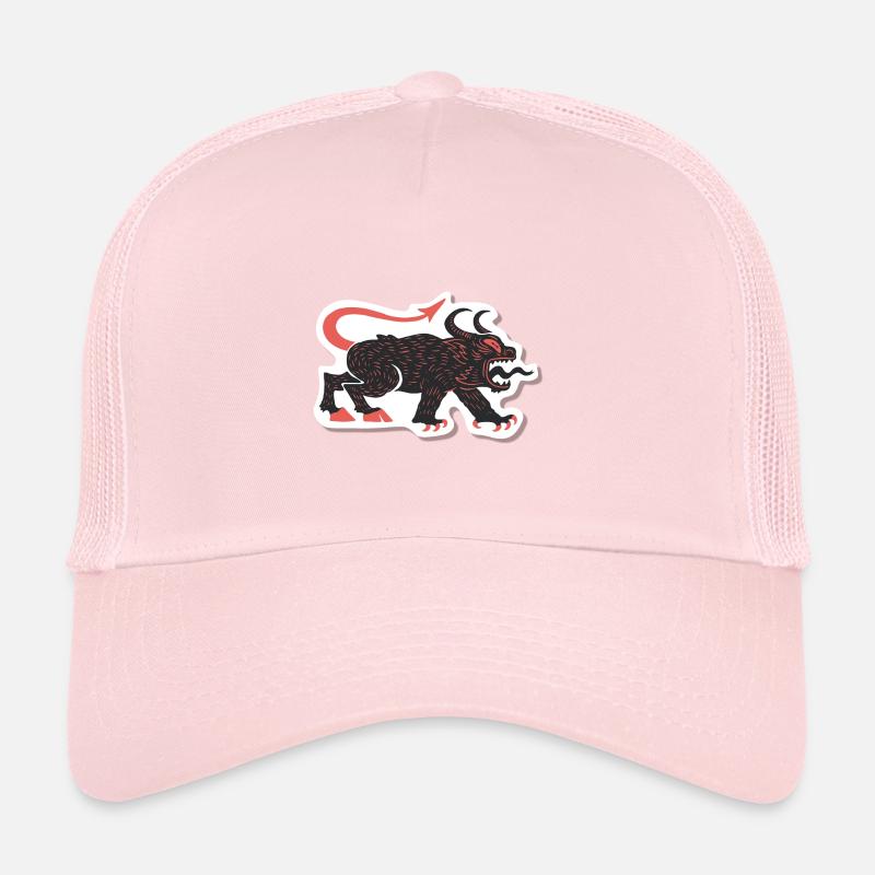 Krampus Dämon Okkult Trucker Cap