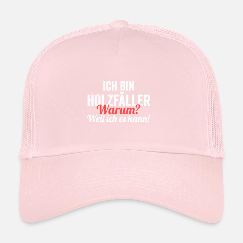 Waldarbeiter Förster Waldarbeit Holzfäller Trucker Cap