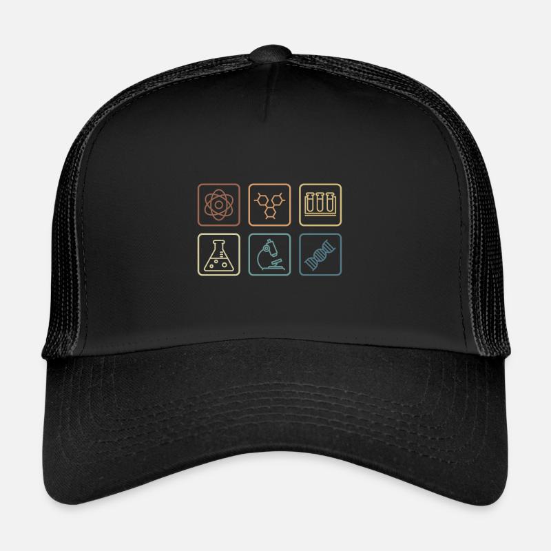 Professeur de chimie Microbiologiste poison Casquette trucker 