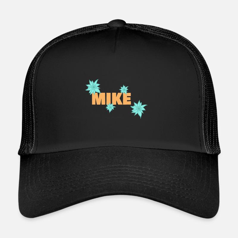 Mike - Trucker Cap - Schwarz/Schwarz