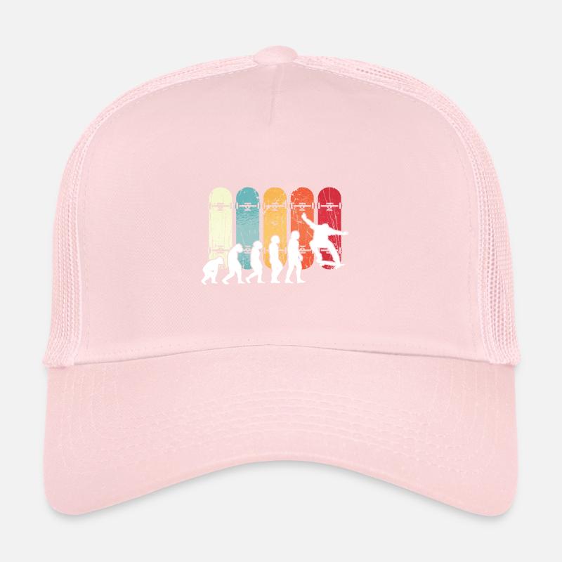 Evolution Skateboarding Skate Retro Streetwear Trucker Cap