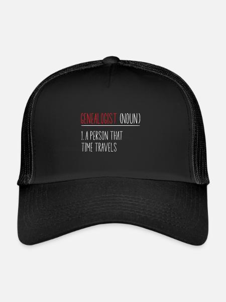 Genealogy Genealogy Genealogy - Trucker Cap - black/black - Front