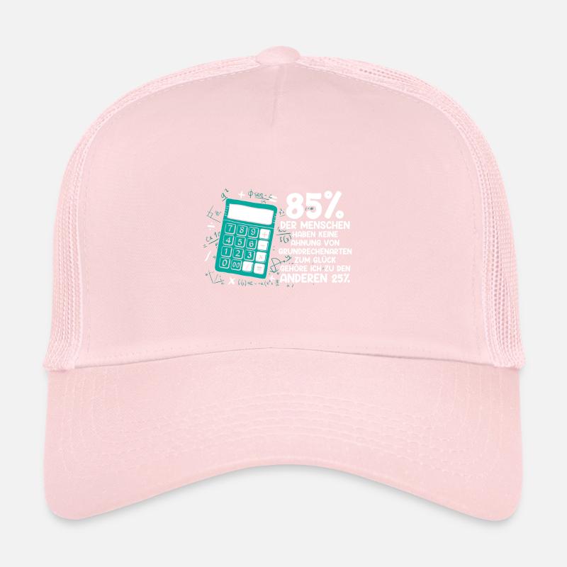 Mathe Mathematik Lehrer Rechner Trucker Cap