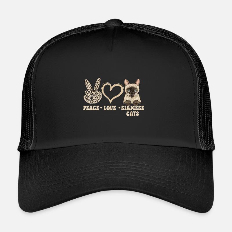 Siamese Cat Siamese Cat Trucker Cap