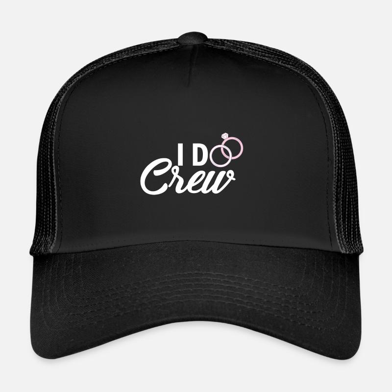 Wedding marriage wedding ceremony love loyalty gift idea - Trucker Cap - black/black