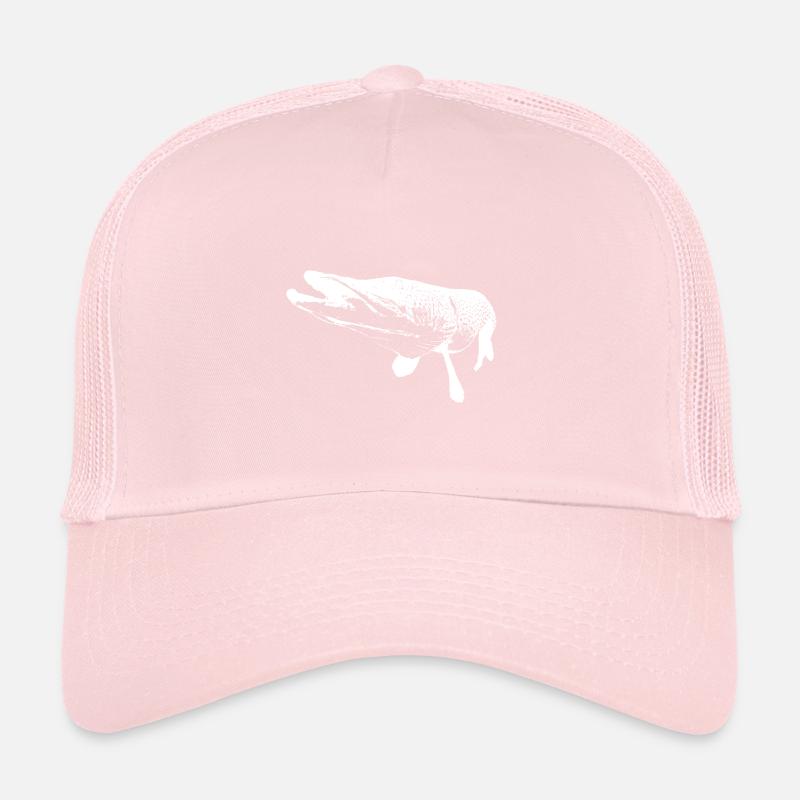 pike - white print Trucker Cap
