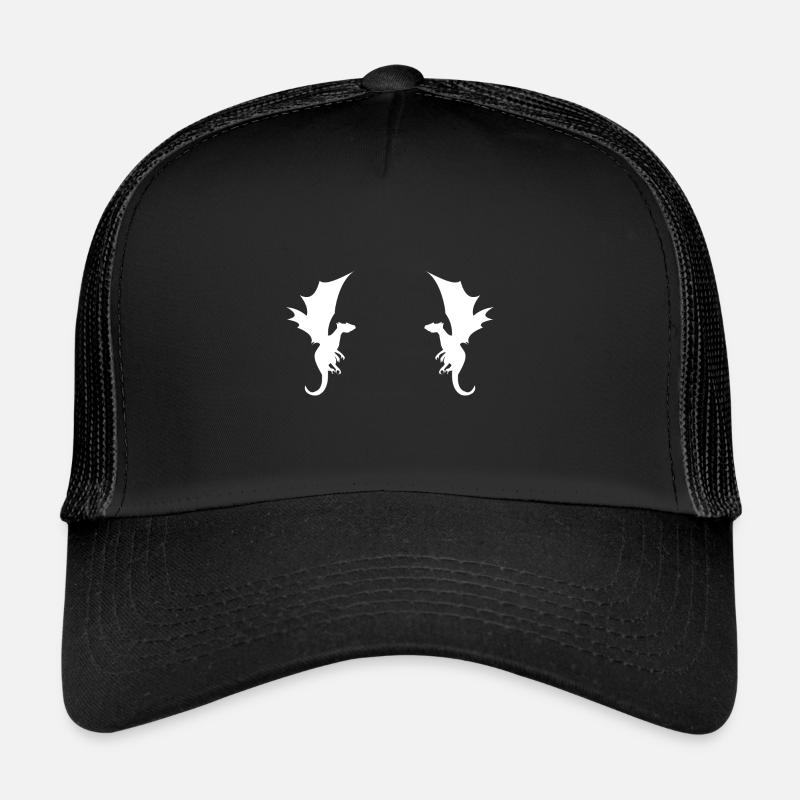 Dragon Dragon Pattern Trucker Cap