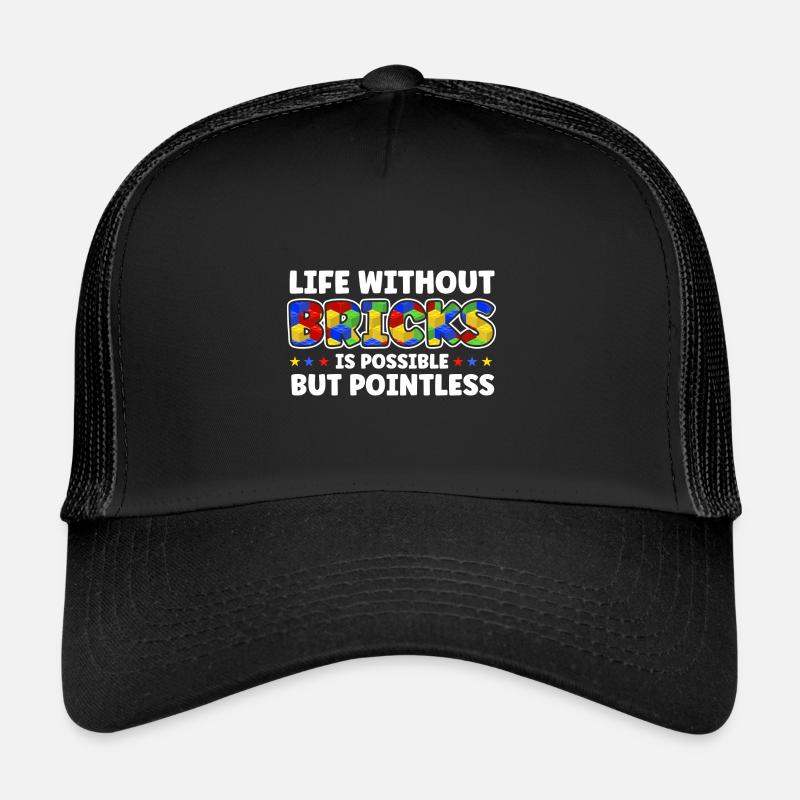 Bloc de construction Bloc terminal Bloc Casquette trucker 