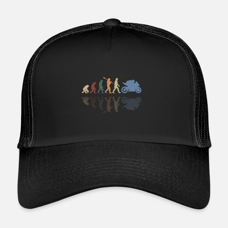 Moto Evolution Vintage Shadow Biker Casquette trucker 