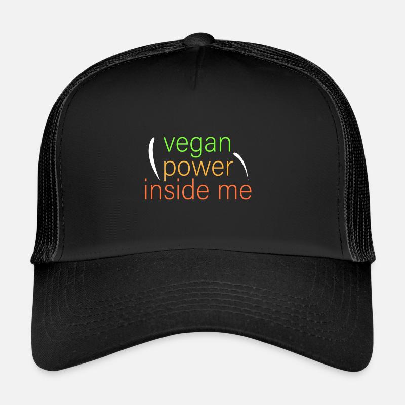 le pouvoir végétalien en moi Casquette trucker 