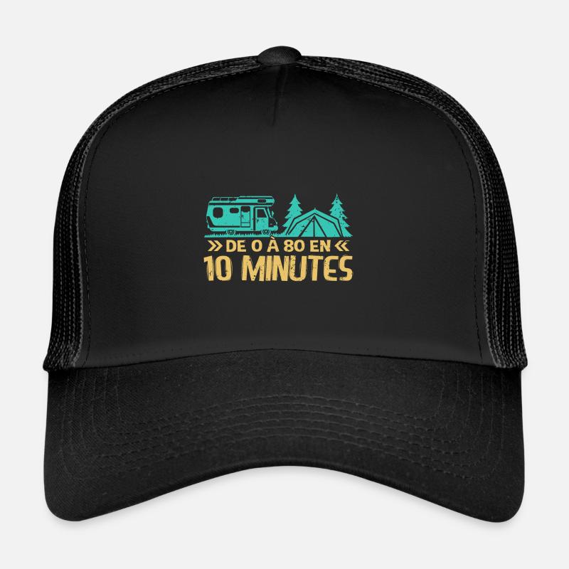 Camping Car Humour Camping Camper Casquette trucker 