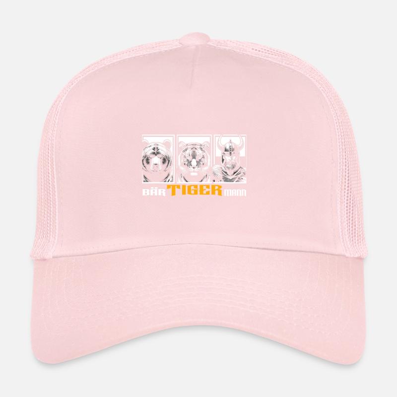 Bärtigermann Bär Tiger Mann Geschenk Bart Trucker Cap