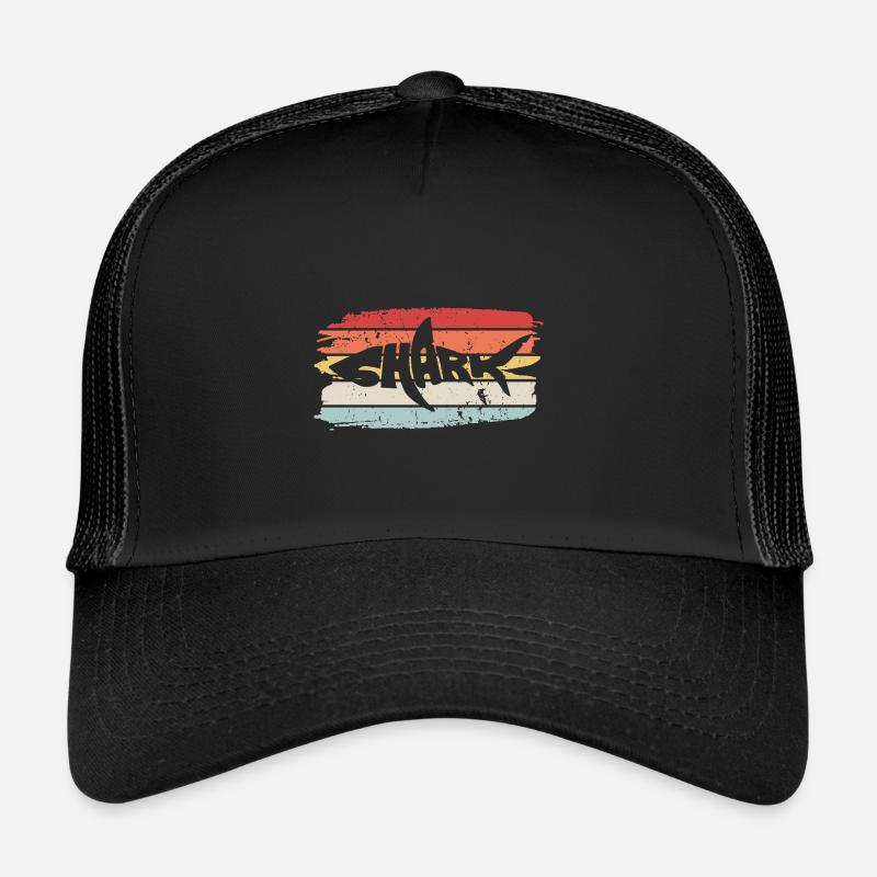 Shark - Trucker Cap - Schwarz/Schwarz