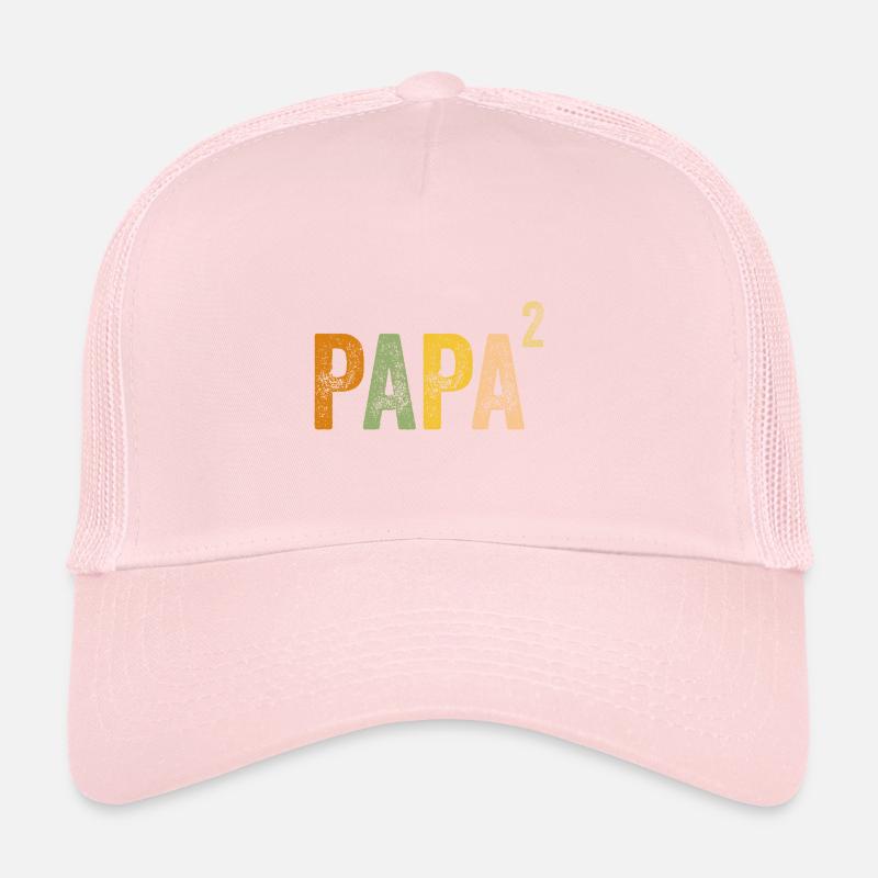 Papa Hoch 2 - Zwei Kinder Vater Vatertag Trucker Cap