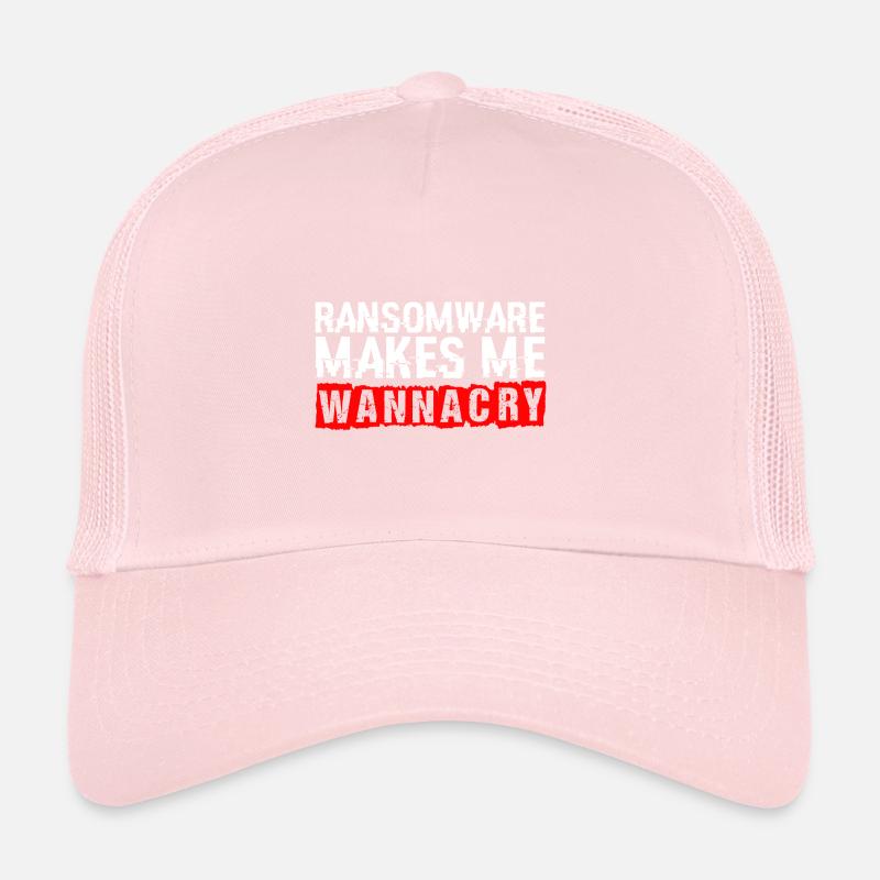 Ransomware me laisse pleurer hacker code hacker Casquette trucker 