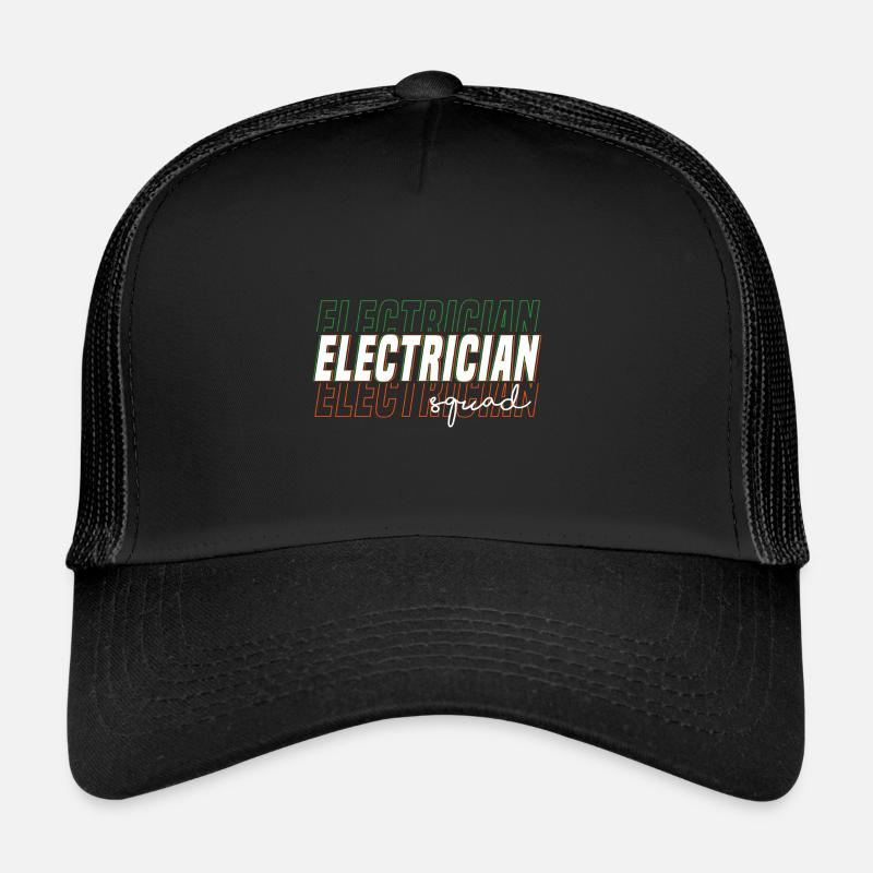 Elektriker-Trupp Elektroarbeiter Handwerker Trucker Cap