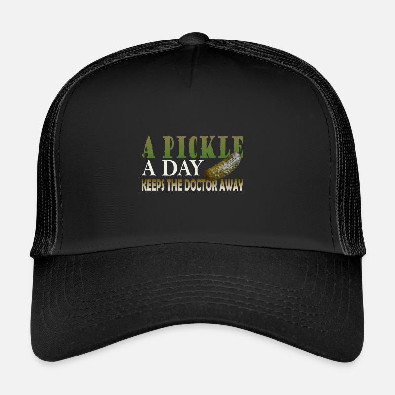 A Pickle a day keeps the Doctor away Trucker Cap