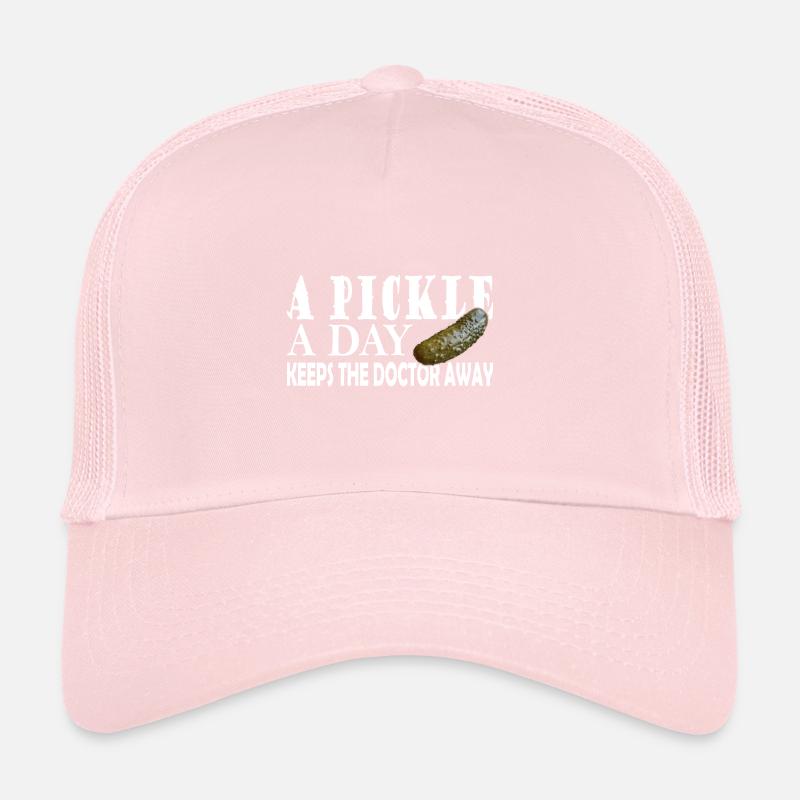 Un cornichon par jour éloigne le médecin Casquette trucker 