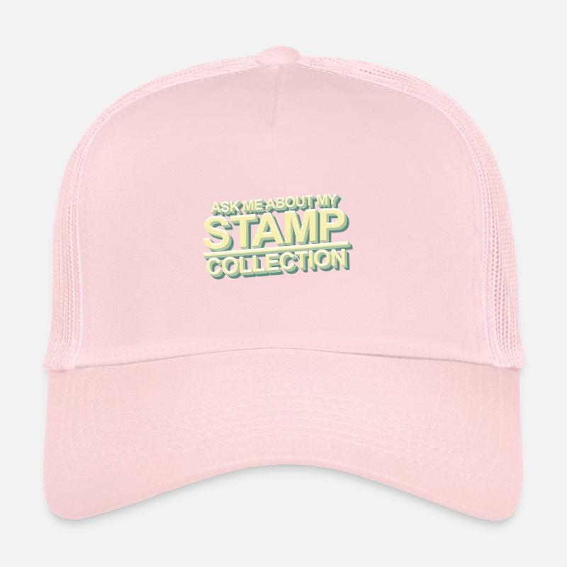 Stamp collecting Trucker Cap