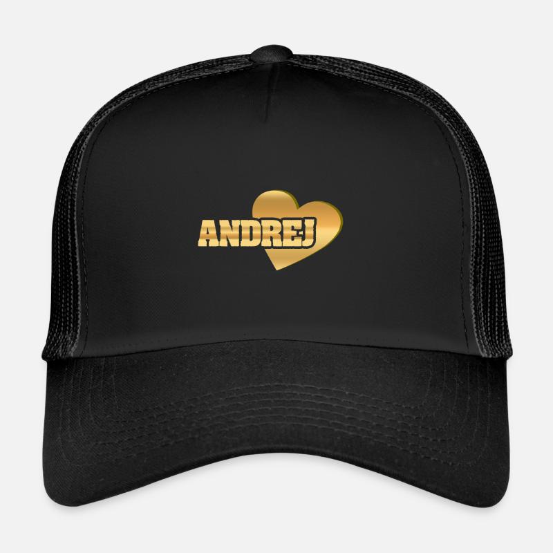 Gold Andrej Trucker Cap