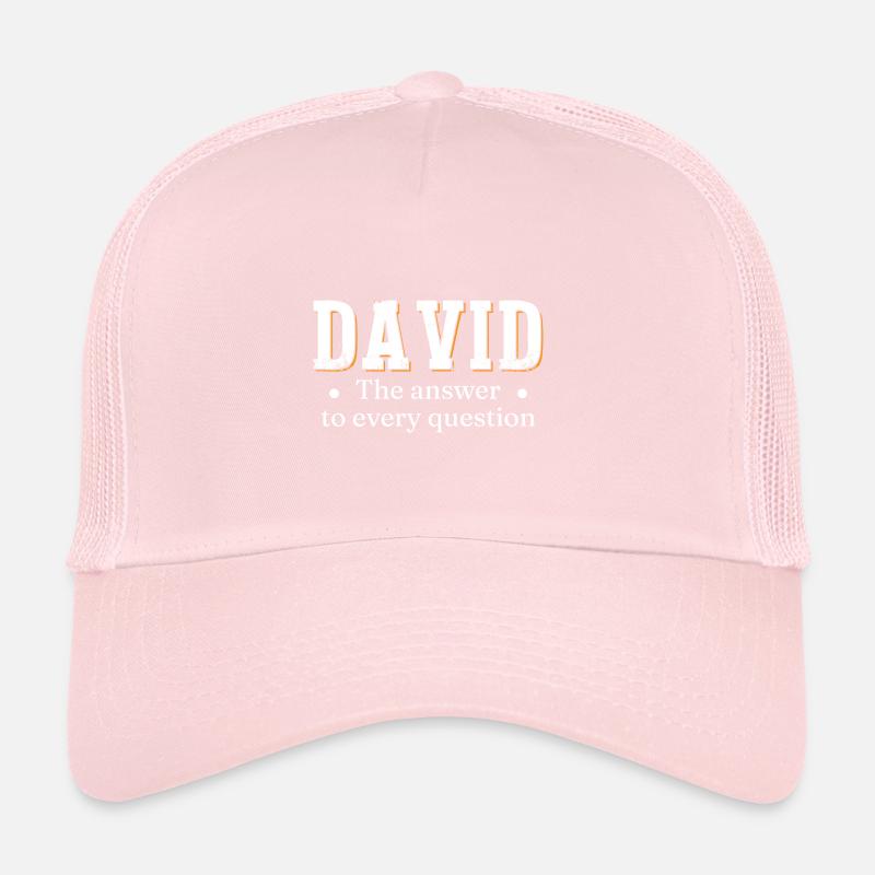 David La réponse à toutes les questions Casquette trucker 