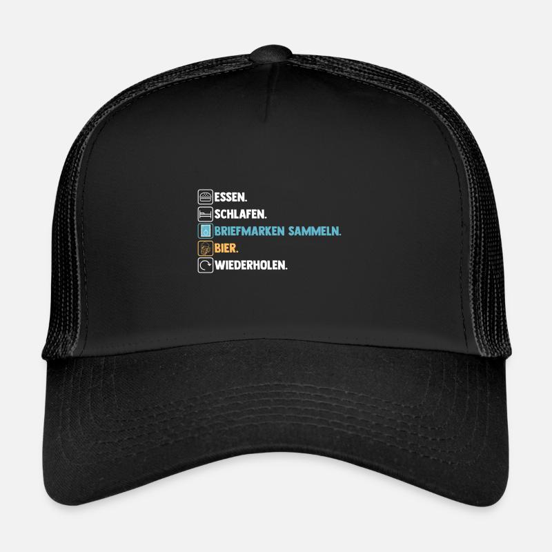 Bier Philatelie Briefmarkensammlung Briefmarkensam Trucker Cap