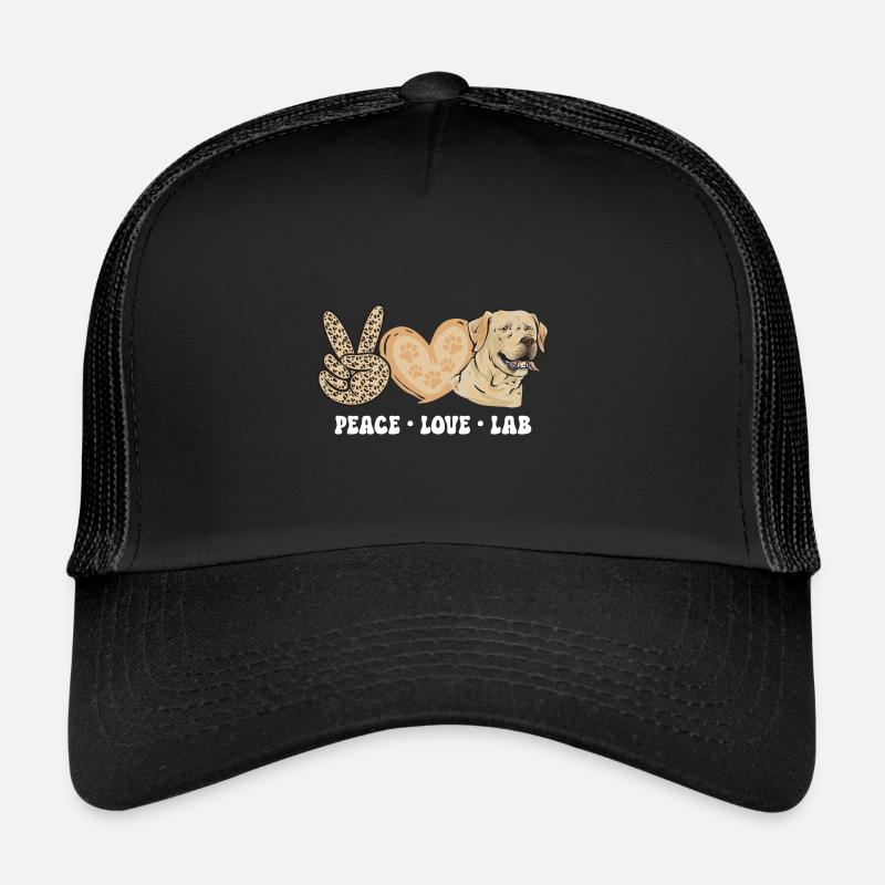 Labrador Retriever jaune Casquette trucker 