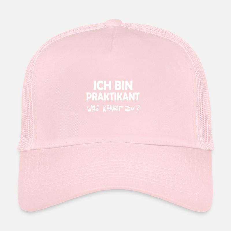 Praktikant als Beruf Trucker Cap