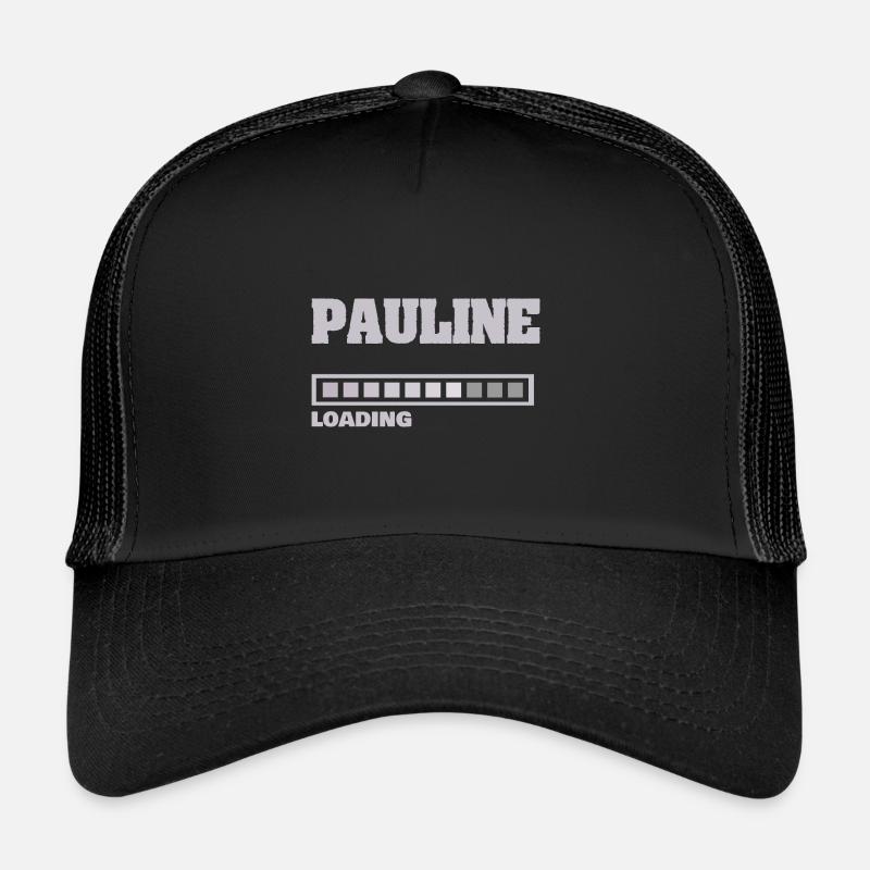 Pauline bébé - Casquette trucker  - noir/noir