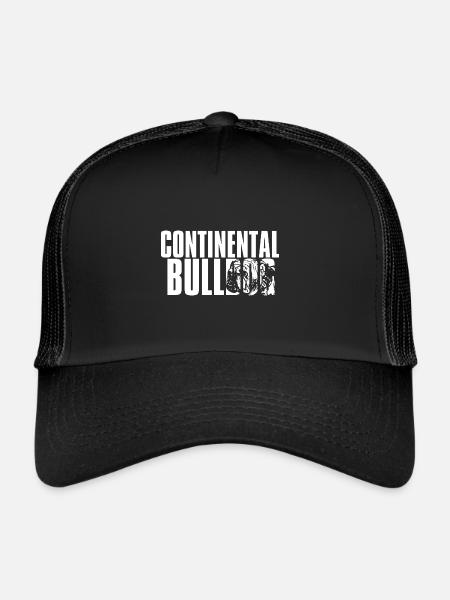 Colorbulls Conti Bulldoggen Continental Bulldogs - Trucker Cap - black/black - Front