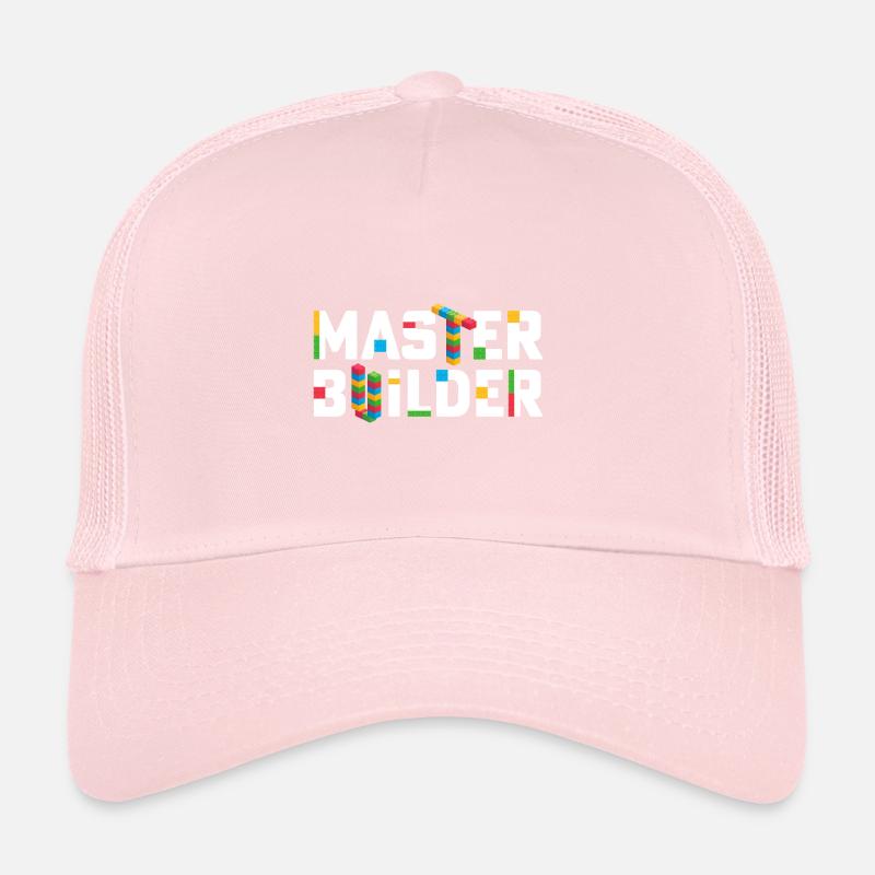 Master Builder Building Blocks Brick Builders Dad Trucker Cap
