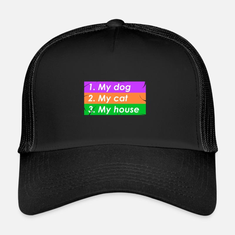 1.my maison de chien 2.my de chat 3.my Casquette trucker 