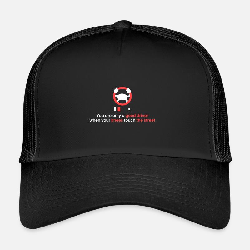 Les genoux sur la route! Casquette trucker 