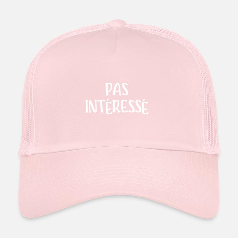 pas intéressé Casquette trucker 