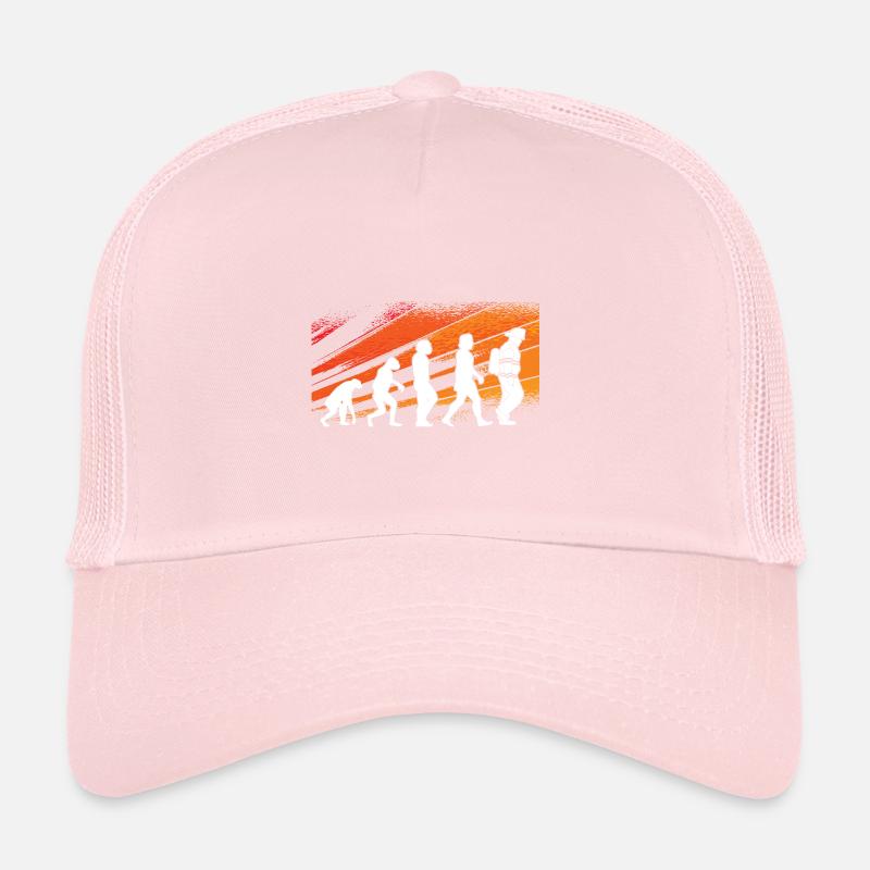 Evolution Pompier Rétro Métier de Pompier Casquette trucker 