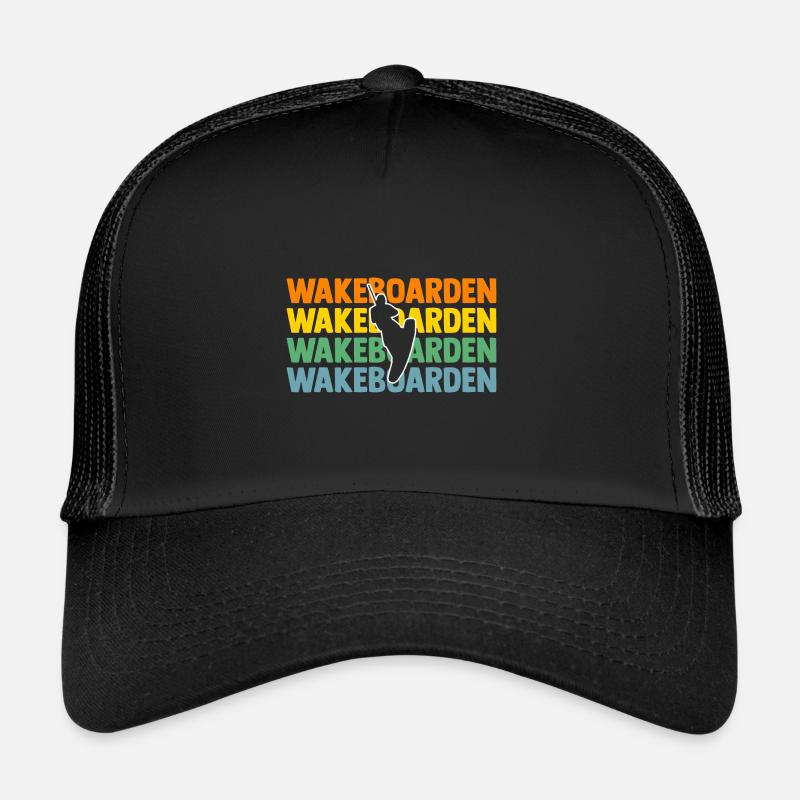 Wakeboarder Wakeboard Wakeboarding Trucker Cap
