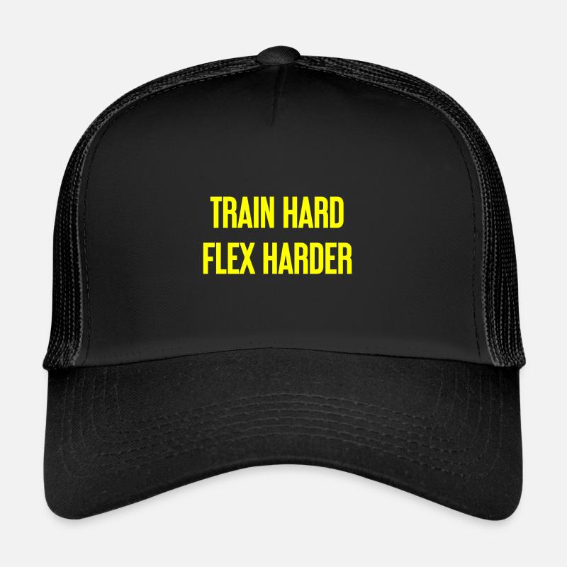 Train Hard Flex Harder Trucker Cap