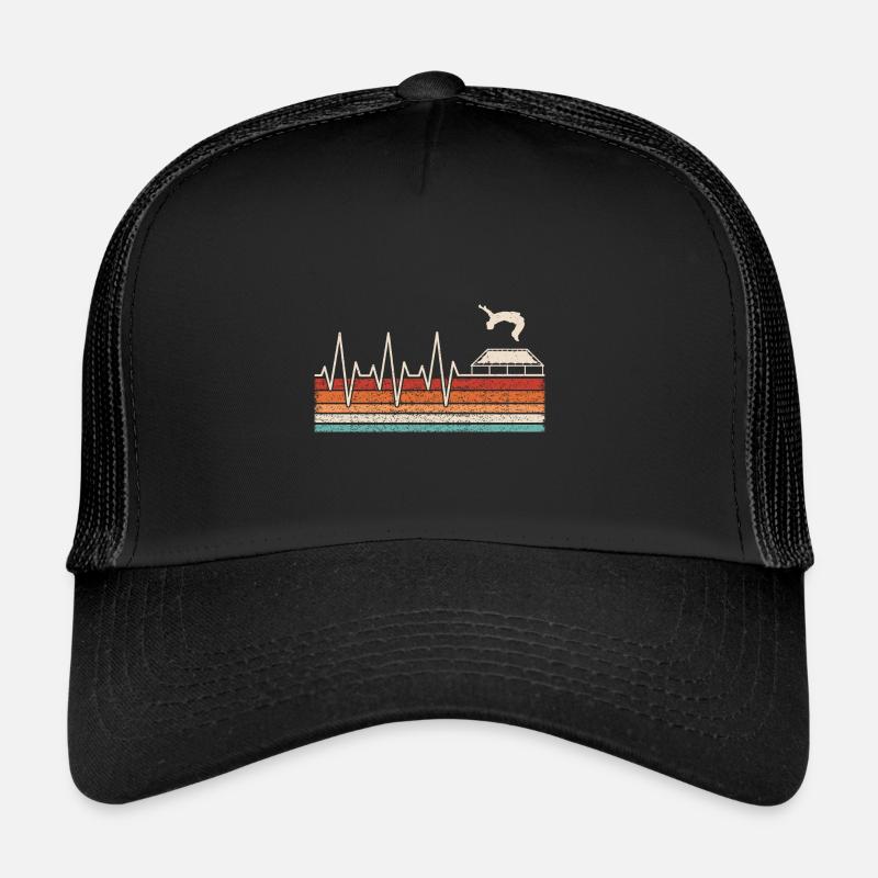 Trampolin Herzschlag Trucker Cap