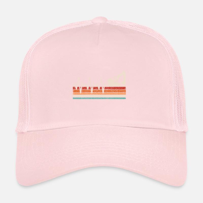 Excavator Driver Heartbeat Trucker Cap